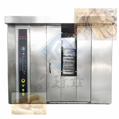 64 Tray Bread Rotary Oven Long Service Life Automatic Bread Baking Trays Equipment Made