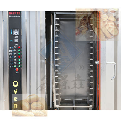 64 Tray Bread Rotary Oven Long Service Life Automatic Bread Baking Trays Equipment Made