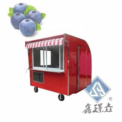 Outdoor Street Food Cart Easy Moving Frozen Food Transportation Truck for Small Pizza