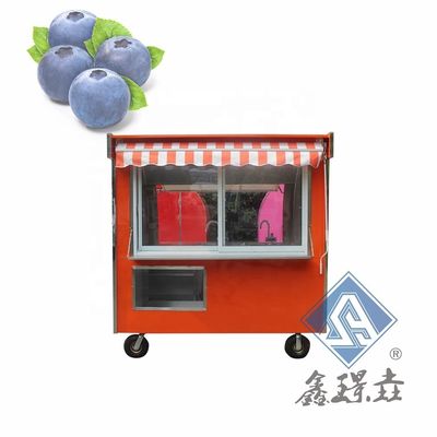 Outdoor Street Food Cart Easy Moving Frozen Food Transportation Truck for Small Pizza