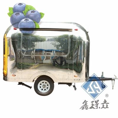 Commercial Food Carts Mobile Food Truck with Kitchen and Pizza Oven Trusted Seller