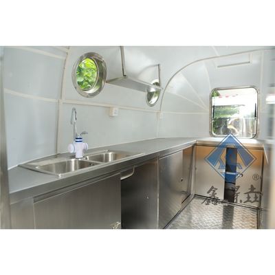 Commercial Food Carts Mobile Food Truck with Kitchen and Pizza Oven Trusted Seller