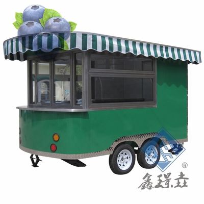Drivable Food Truck Trailer Outdoor Street Food Cart with Long Service Life and Pizza