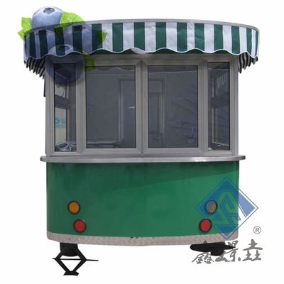 Drivable Food Truck Trailer Outdoor Street Food Cart with Long Service Life and Pizza