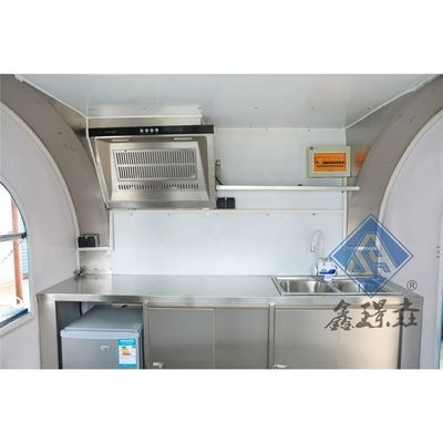 Multifunctional Food Cart Fast Food Truck with Full Kitchen and Airstream Kitchen