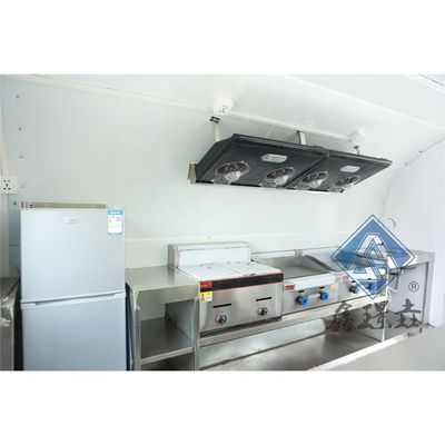Multifunctional Food Cart Fast Food Truck with Full Kitchen and Airstream Kitchen