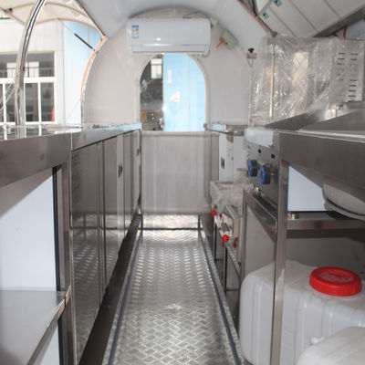 Mobile Ice Cream and Hot Dog Dining Fast Food Cart for Customized Vending Snack
