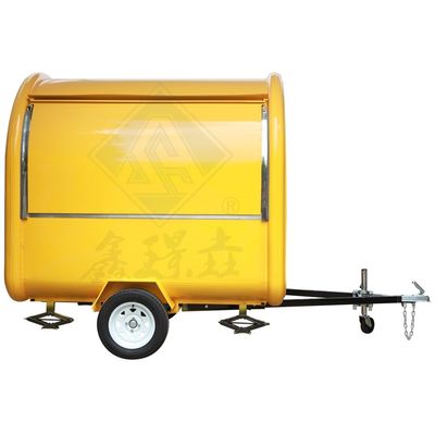 Long Service Life Outdoor Street Vending Customized Mobile Kitchen Ice Cream Kiosk