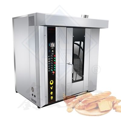 16 Trays Rotary Rack Oven for Bakery Hotels Machinery Function 100kg/h