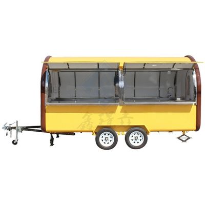 350*200*220cm Crepes Car Food Cart for Food and Customized Baking Equipment in Outdoor