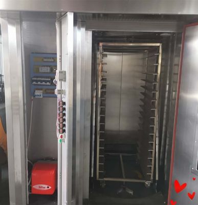 High Productivity 32 Trays Electric Diesel Rotary Rack Baking Oven Bread and Cookies