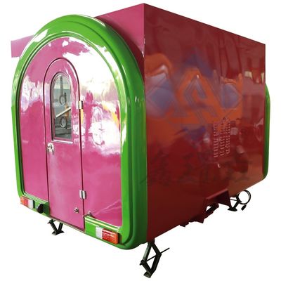 Small Mobile Food Car for Outdoor Street Vending Leisure Fast Food Equipment
