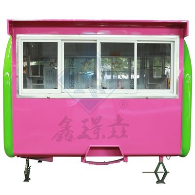 Small Mobile Food Car for Outdoor Street Vending Leisure Fast Food Equipment