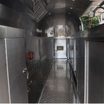 Fully Equipped Small Electric Food Truck Trailer for Snacks Packaging Customized Voltage