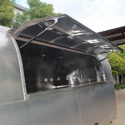Fully Equipped Small Electric Food Truck Trailer for Snacks Packaging Customized Voltage