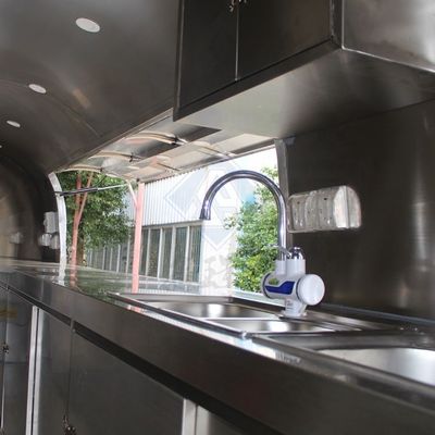 Fully Equipped Small Electric Food Truck Trailer for Snacks Packaging Customized Voltage