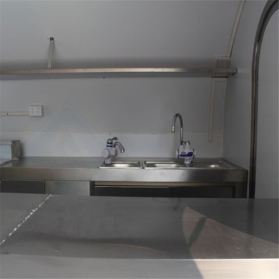 Hotels Ice Cream Hot Dog Fast Food Truck For Baking Equipment In Customized Color