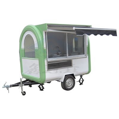 250*160*210cm Custom Size Street Mobile Kitchen Mobile Ice Cream Fast Food Car