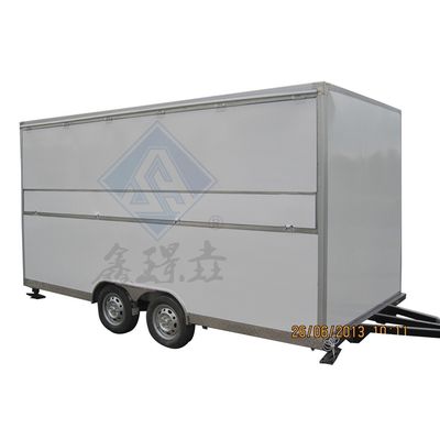 Outdoor Street Food Cart Mobile Hamburger and Ice Cream Trailer for Outdoor Festivals