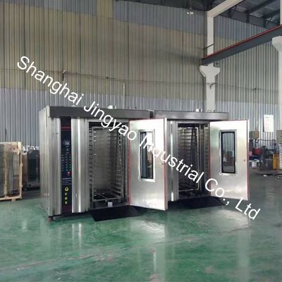 100kg/h Capacity Rotary Rack Oven for Bread Biscuit Cookie Baking in Garment Shops