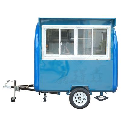 1000PCS/Month Customized Food Trailer with Galvanized Steel Street Food Kiosk