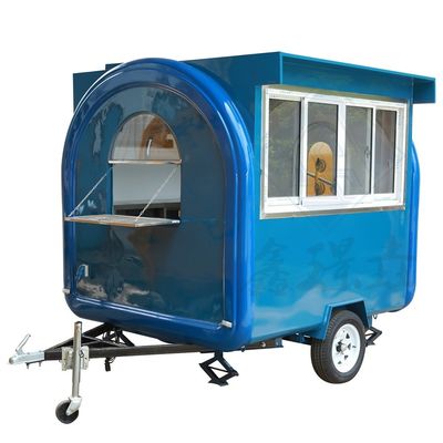 1000PCS/Month Customized Food Trailer with Galvanized Steel Street Food Kiosk