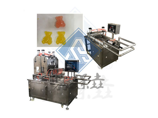 50kg/h Chocolate Toffee Lollipop Gummy Bear Machine for Candy Production in Various Fields