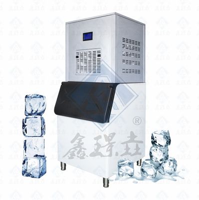 Sanyo Compressor Powered Stainless Steel Cube Ice Maker for Quick Ice Production