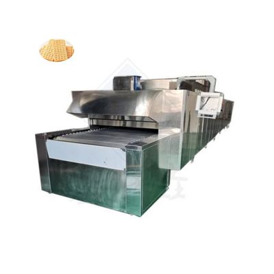 Baking 500kgs/h Hard Crisp Cookies Automatic Cupcake Electric Tunnel Oven 7m