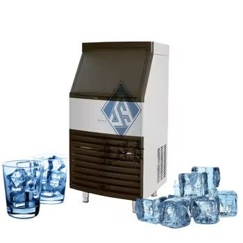 Stainless Steel Commercial Ice Cube Maker 22*22*22mm Ice Size Cube Ice Making Machine
