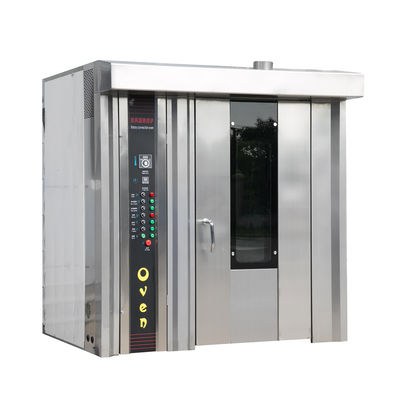 64 Trays Round Cake Bread Toast Bakery Equipment Rotary Oven with Stainless Steel
