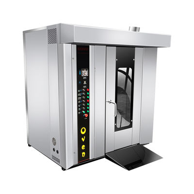 Electric/Diesel/Gas Powered 32 Trays Gas Rotary Oven for Bakery Flour Raw Material