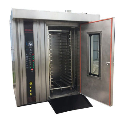 Electric/Diesel/Gas Powered 32 Trays Gas Rotary Oven for Bakery Flour Raw Material