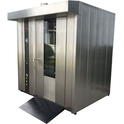 Electric/Diesel/Gas Powered 32 Trays Gas Rotary Oven for Bakery Flour Raw Material