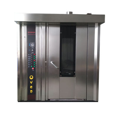 Electric/Diesel/Gas Powered 32 Trays Gas Rotary Oven for Bakery Flour Raw Material