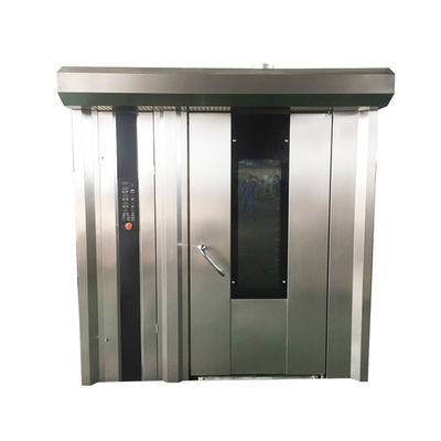 Electric/Diesel/Gas Powered 32 Trays Gas Rotary Oven for Bakery Flour Raw Material