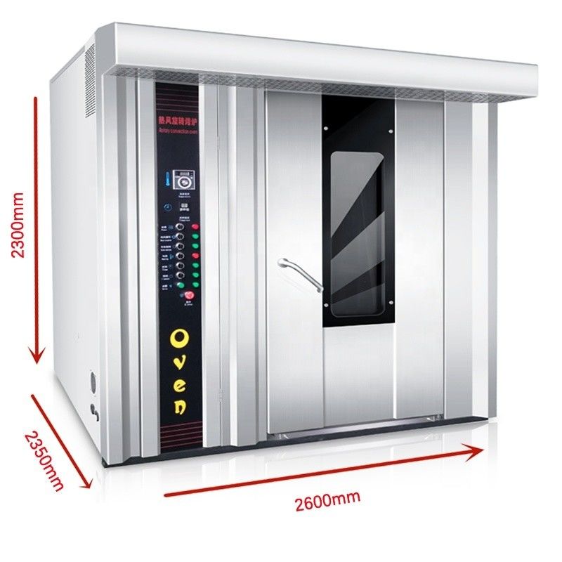 64 Trays Electric Rack Oven for Bakery Food Fruit Material Used in Production