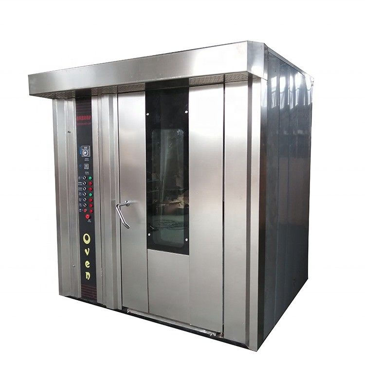 1300kg Capacity -3N380V 32 Trays Diesel Oil Rotary Oven for Food Baking in Shanghai