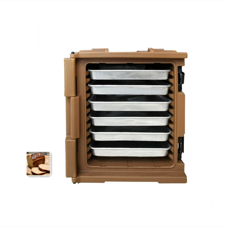 Plastic Bakery Bread Pizza Baking Trays Carrier Transport Box Insulated Food Delivery Box