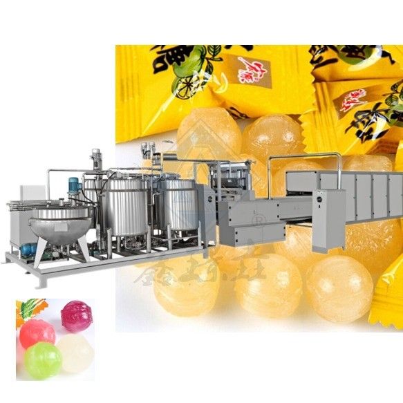 1400x98x170cm Full Automatic Round Lollipop Making Machine for Hard Sweet Candy in 2022