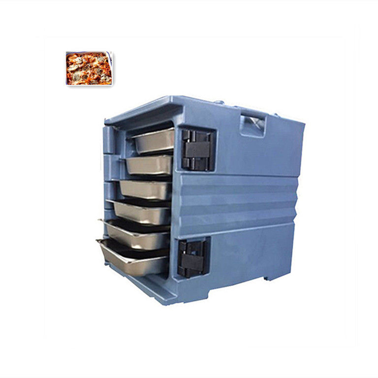 Plastic Hot Food Pan Carrier Transport Box for Insulated Food Delivery of 15kg Load