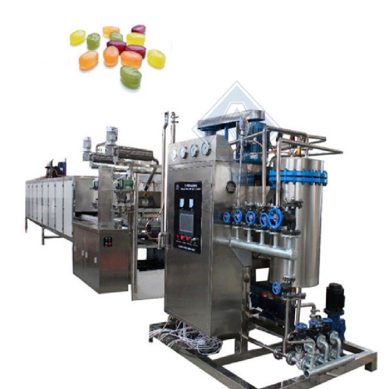 High Productivity Commercial Hard Candy Die-Forming Machine Production Line 1900x980x1700mm