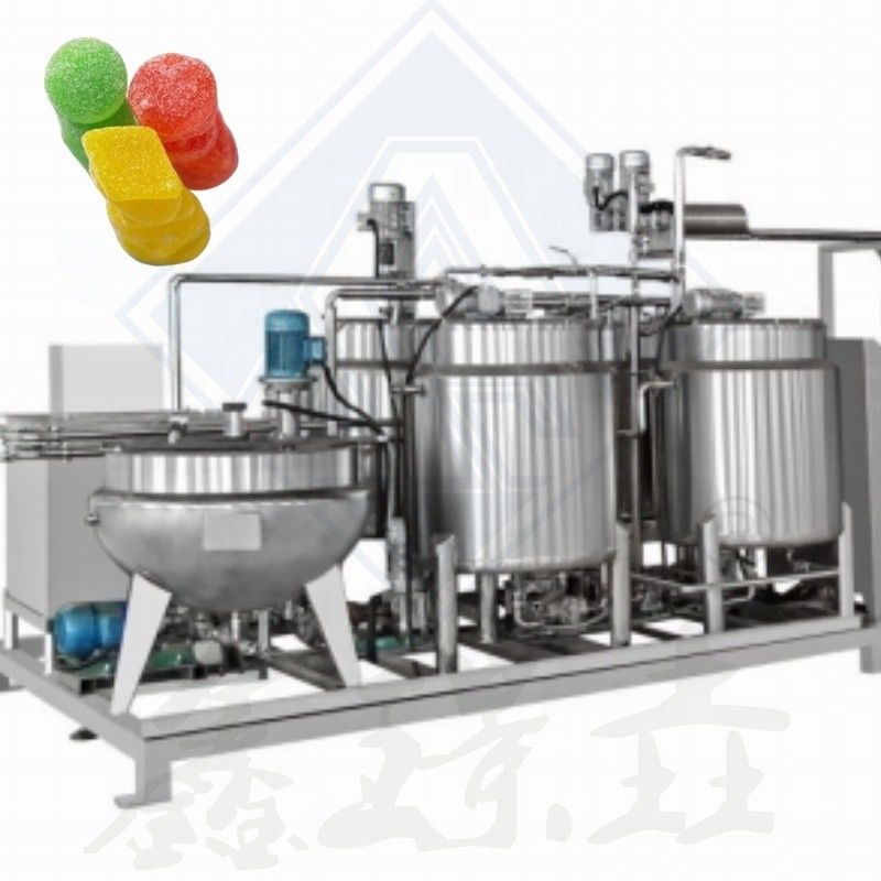 3kw Power Automatic Jelly Sugar Deposit Bear Gummy Machine for Food Industry Equipment
