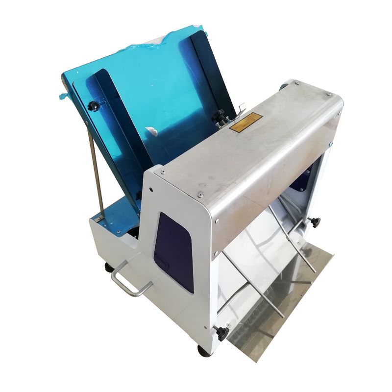 Electric Commercial Bread Toast Slicing Machine 80kg Capacity for Food Shop Operations