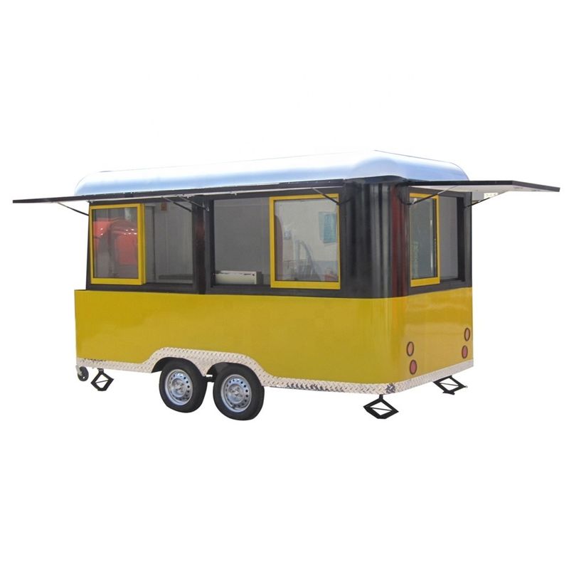 Mini Food Truck/Trailer for Fast Food 220x160x235cm Video Technical Support After Service