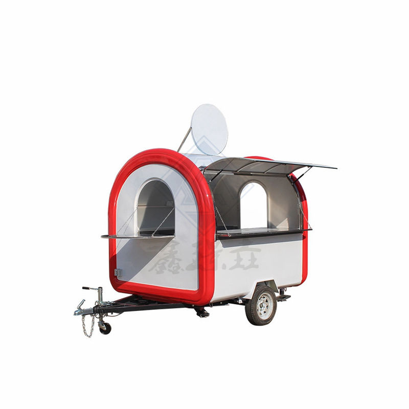 2020 CE Qualified Mobile Design Fast Food Cart High Productivity and Leisure Equipment
