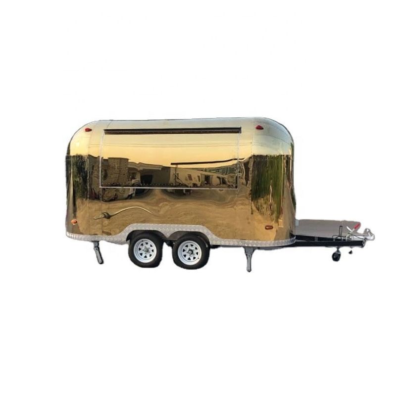 Custom Cooking on the Go Road Wheel Crepe Food Cart for Hotels and Gas Tow Truck