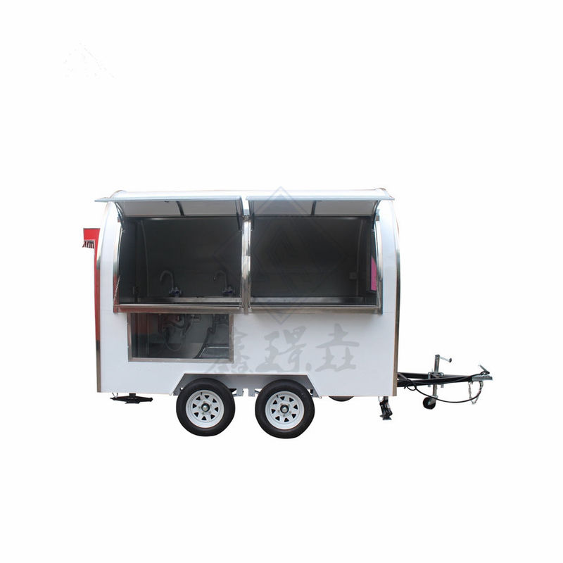 CE Approved Mobile Food Truck Trailer with High Productivity and 2300*1750*2100mm Size