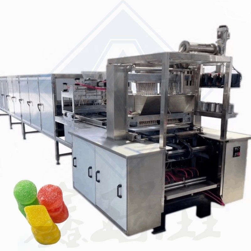 200-300kg/h Capacity Vitamins Gummy Candy Making Machine for Lollipop Production Line