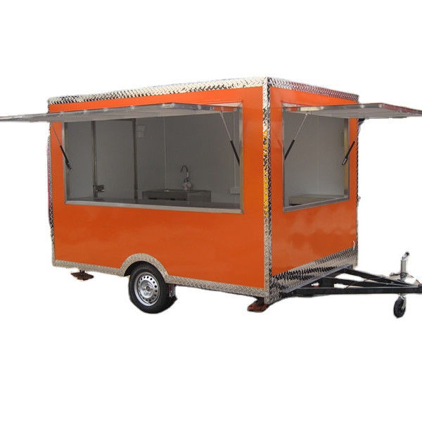 2300*1650*2300mm Mobile Barber Truck Modern Crepe Trailer for Drinks and Food Vending